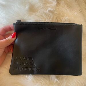 Black Mac makeup bag